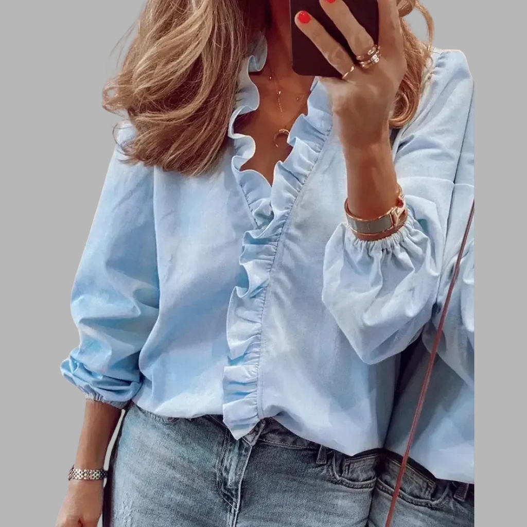 VUI Paris | Blouse Élégante à Manches Longues Maren