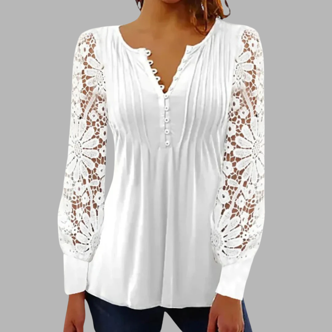 VUI Paris | Blouse Sophistiquée à Manches Longues Marianne