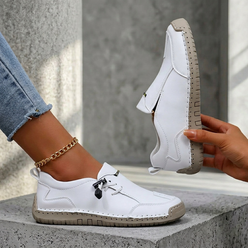 VUI Paris | Mocassins Confort Piqués Main Mathilde