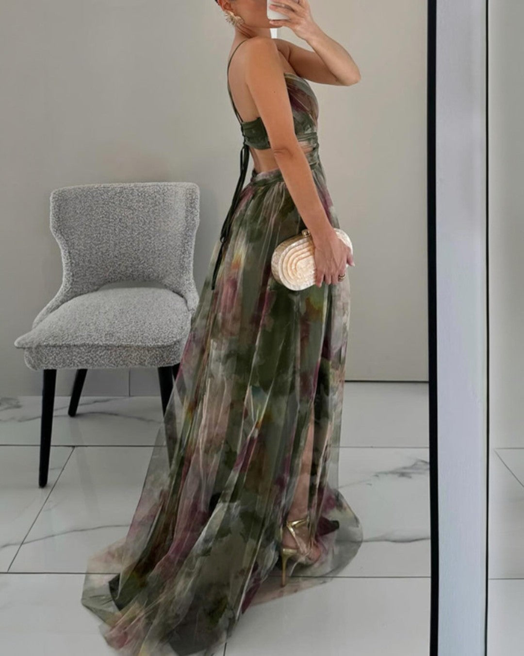 VUI Paris | Robe Maxi Élégance Florale