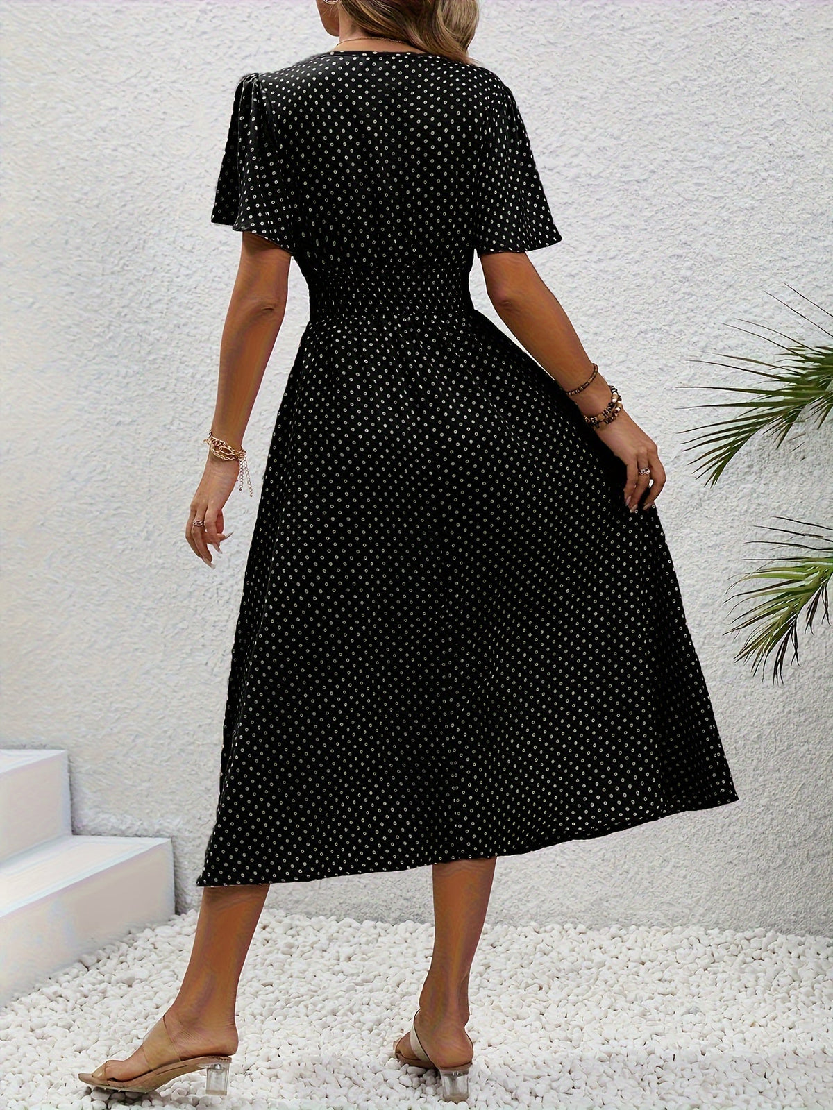 VUI Paris | Robe Élégante Pois Élisa