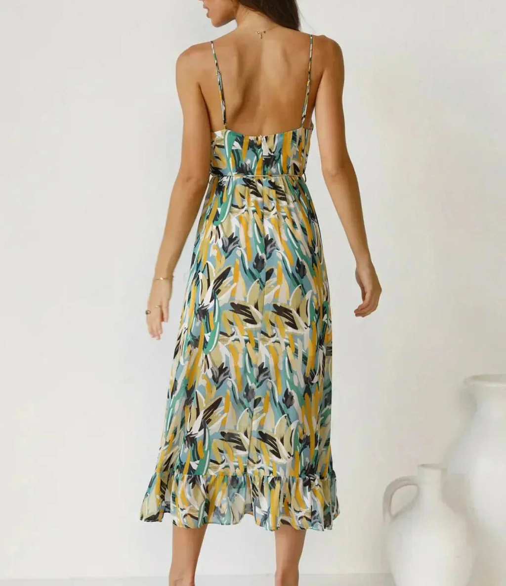VUI Paris | Robe Midi Éclat Coloré