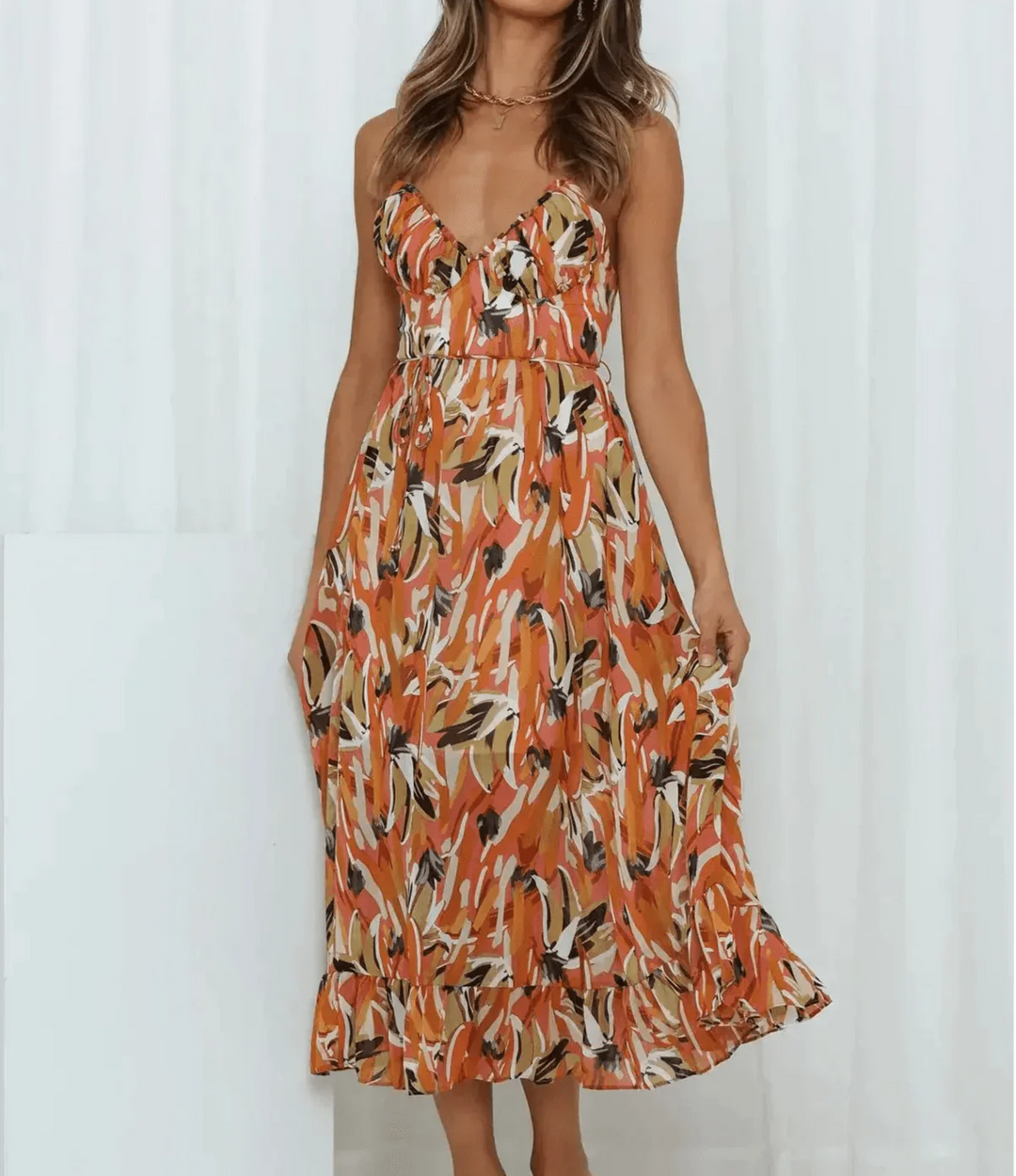 VUI Paris | Robe Midi Éclat Coloré