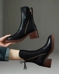 VUI Paris | Bottines Zippées Talon Confort Isabelle