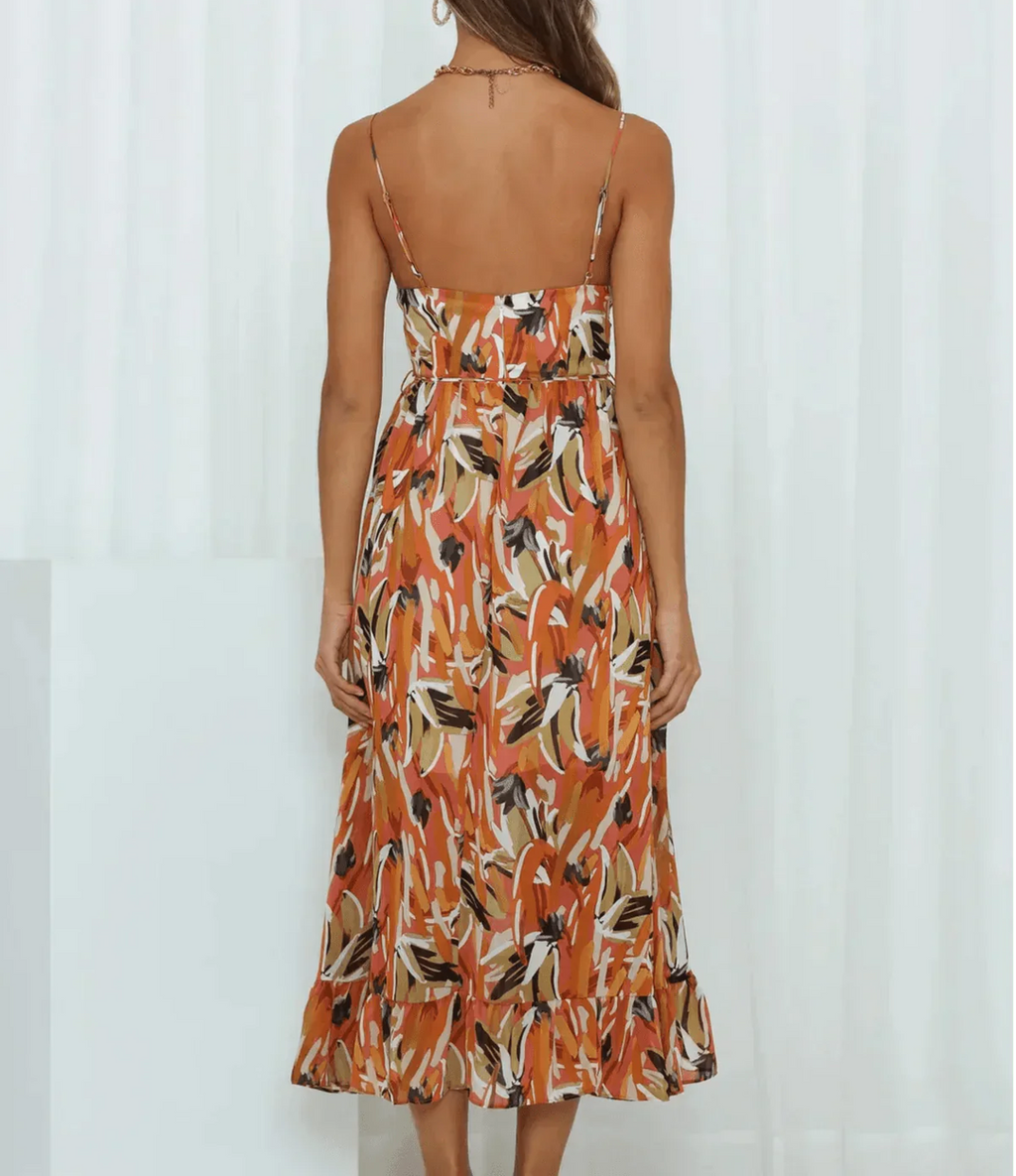 VUI Paris | Robe Midi Éclat Coloré