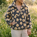 VUI Paris | Pull Polaire Fleuri Amélie