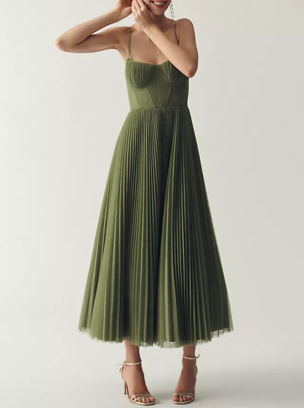 VUI Paris | Robe en tulle drapée élégamment