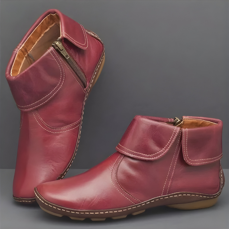 VUI Paris | Bottines Confort Zippées Charlotte
