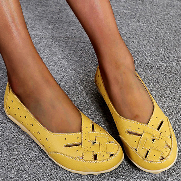 VUI Paris | Mocassins Élégants en Cuir Aéré