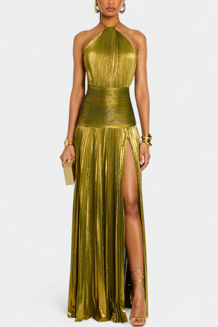 VUI Paris | Robe Maxi Éclat Doré