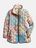 VUI Paris | Veste Matelassée Patchwork Fleuri Chloé