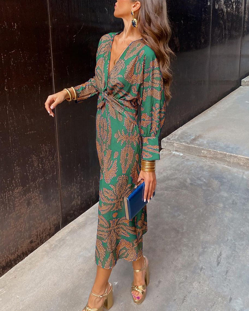 VUI Paris | Robe Midi Élégance Florale