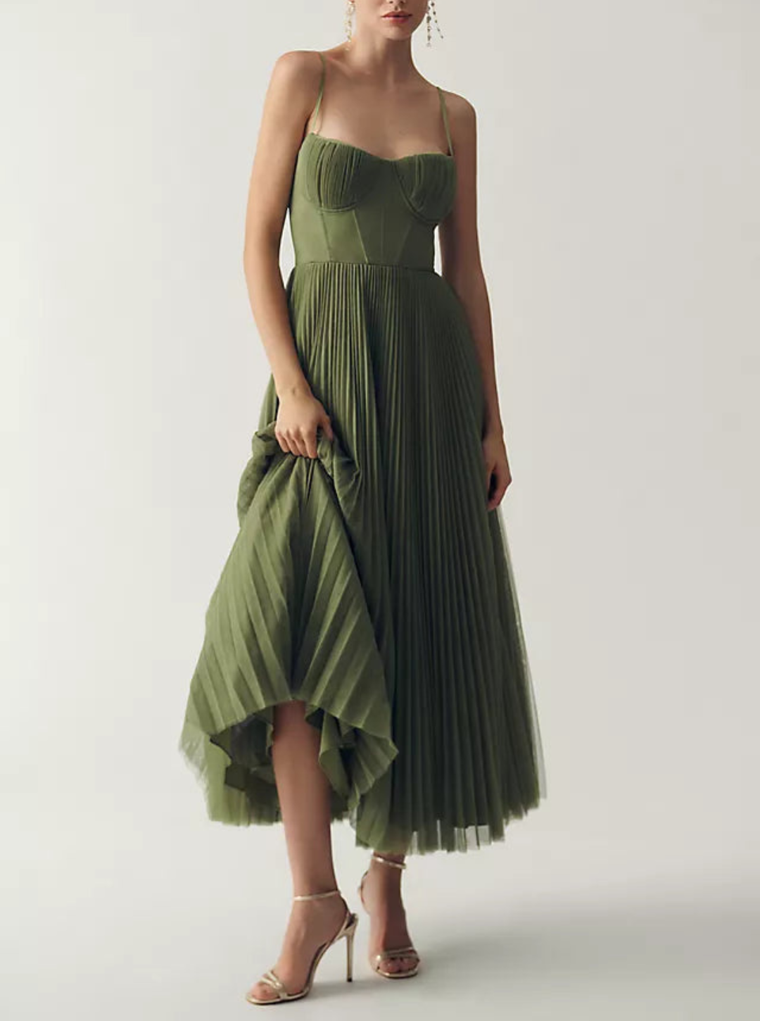 VUI Paris | Robe en tulle drapée élégamment