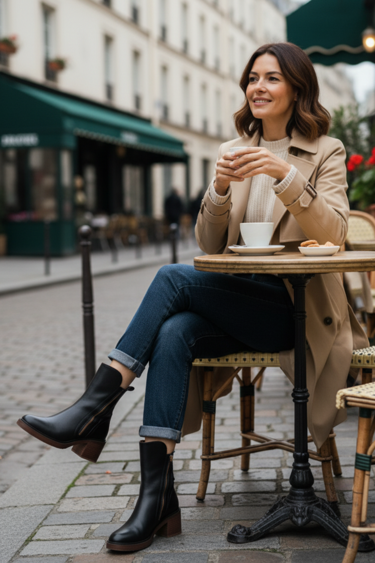 VUI Paris | Bottines Zippées Talon Confort Isabelle