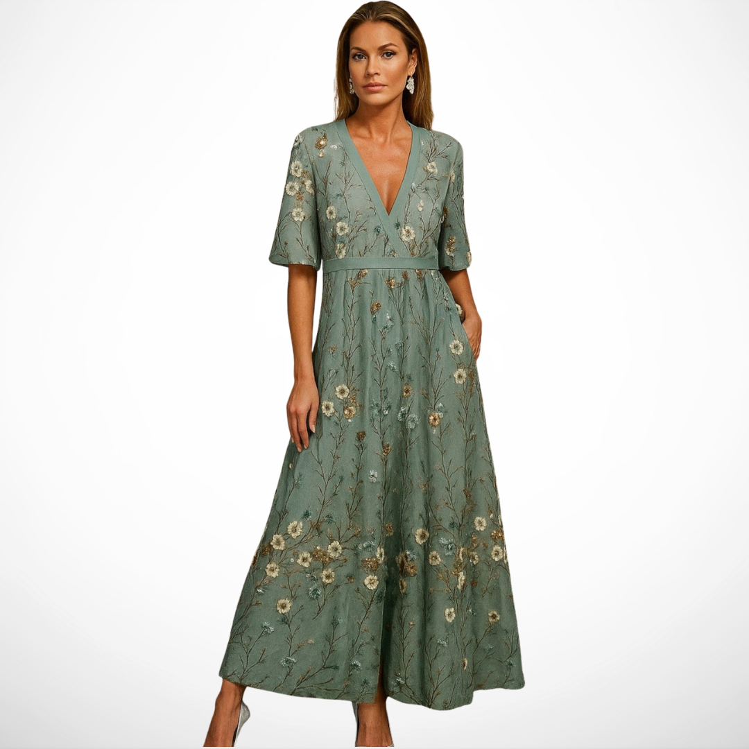 VUI Paris | Robe Longue Élégance Botanique