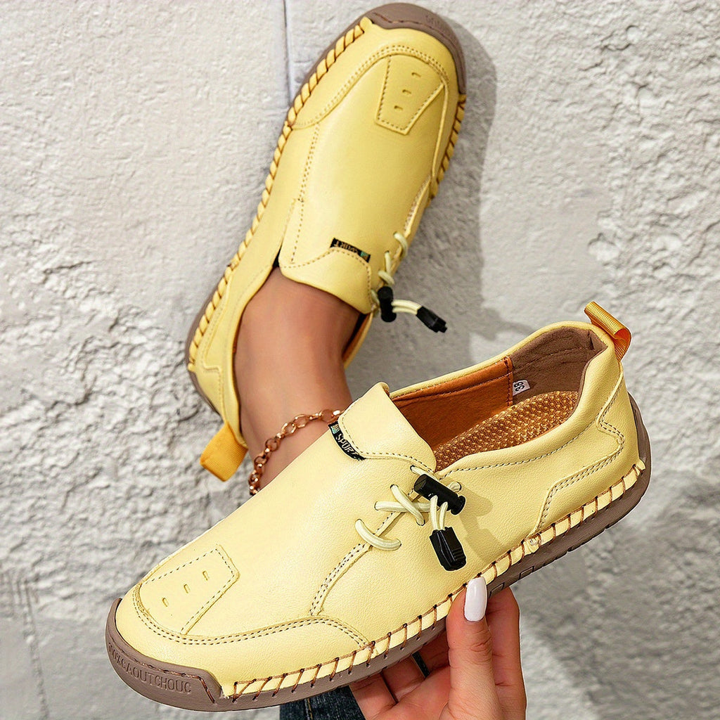 VUI Paris | Mocassins Confort Piqués Main Mathilde