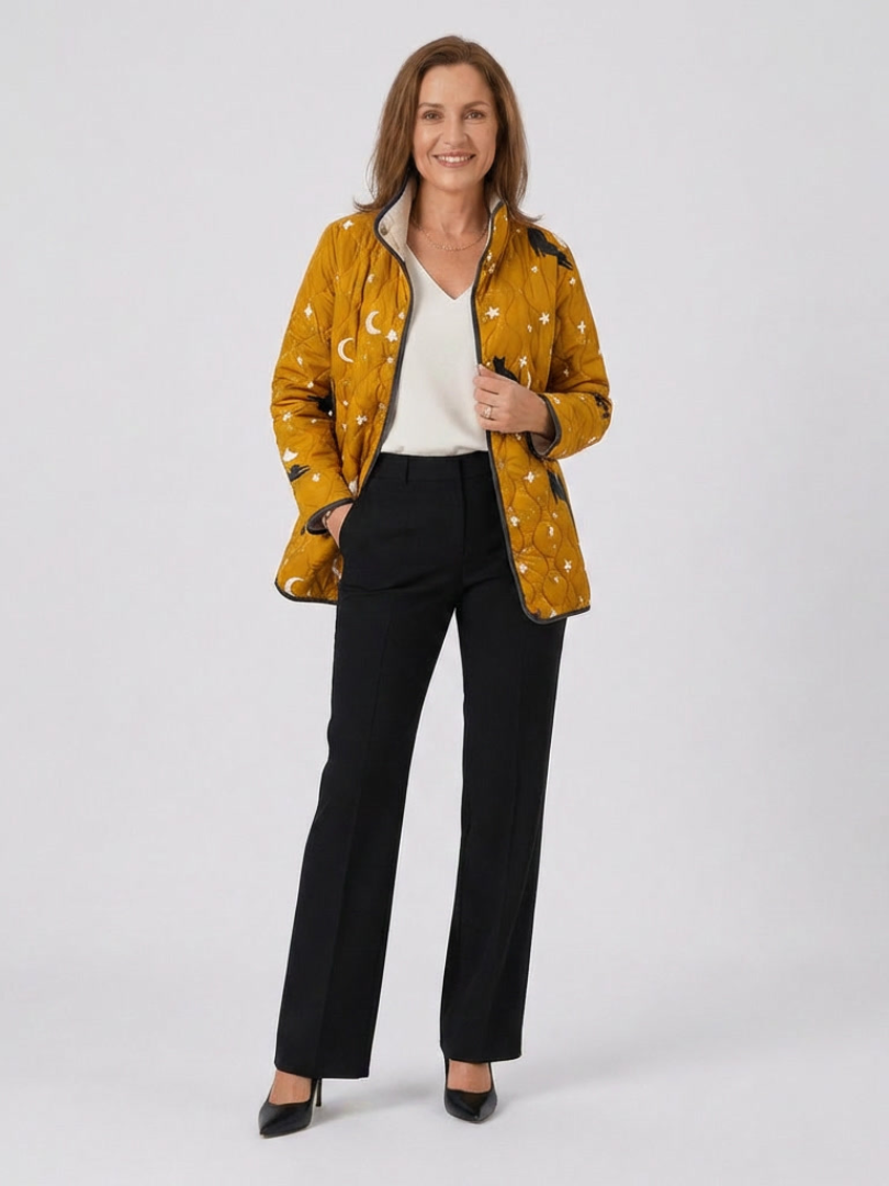 VUI Paris | Veste Matelassée Chats et Étoiles Nicole
