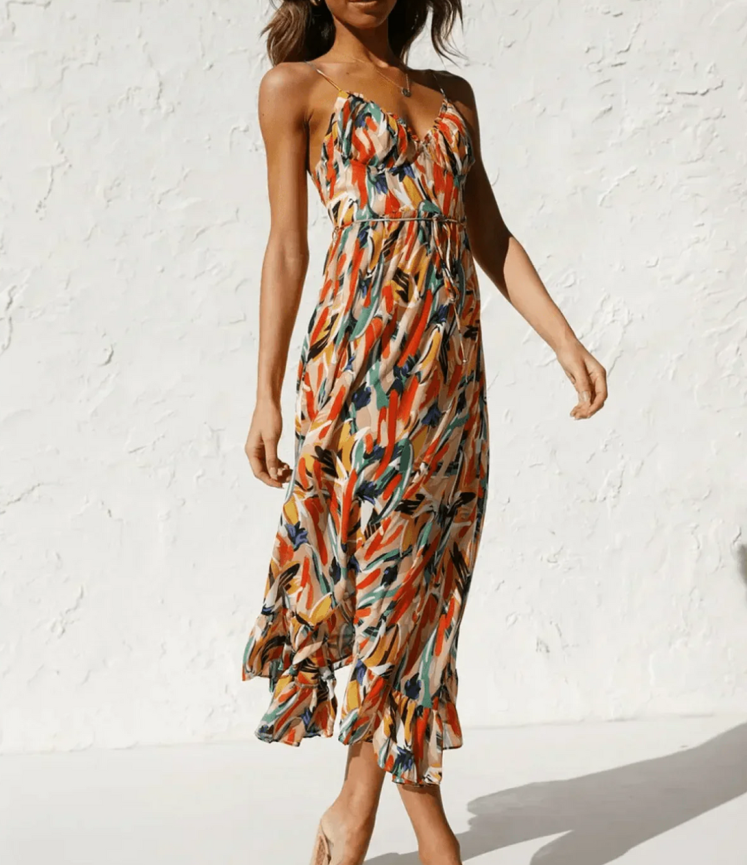VUI Paris | Robe Midi Éclat Coloré