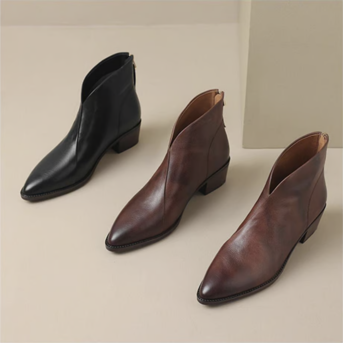 VUI Paris | Bottines Élégantes en Cuir