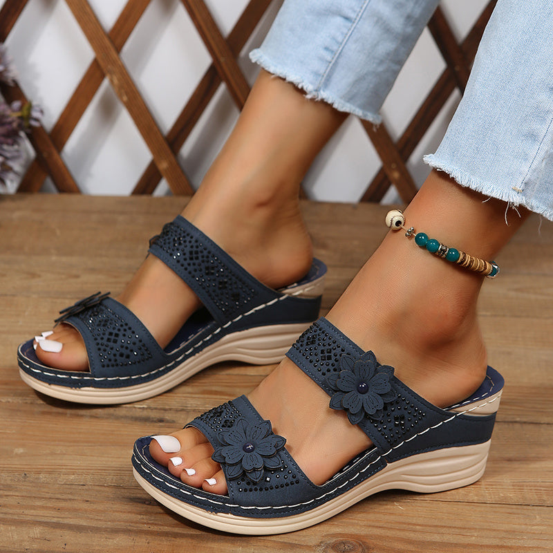 VUI Paris | Sandales Confort Compensées Rosalie