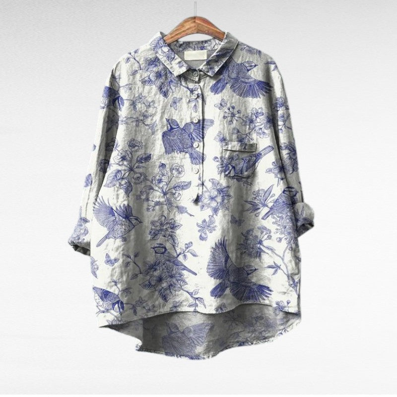VUI Paris | Blouses Élégantes à Fleurs Lucie (1+1 OFFERT)