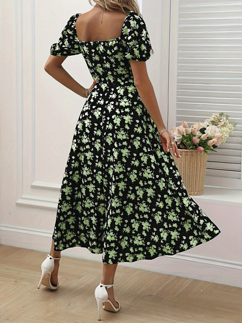 VUI Paris | Robe Élégante Florale Chloé