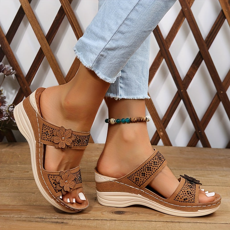 VUI Paris | Sandales Confort Compensées Rosalie