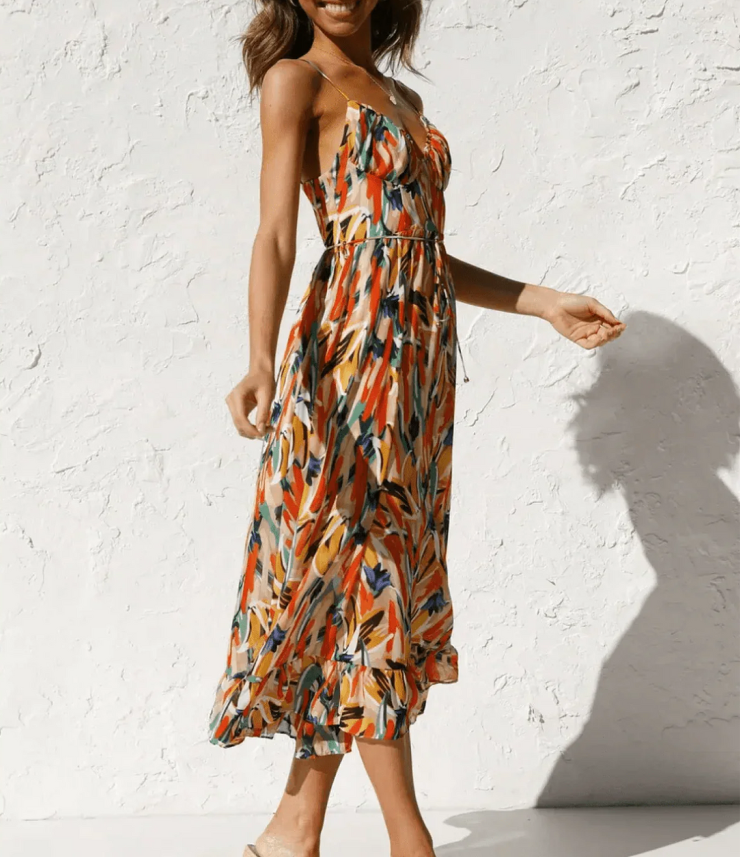 VUI Paris | Robe Midi Éclat Coloré
