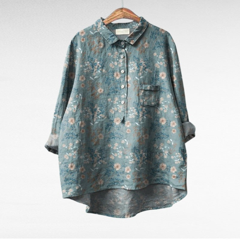 VUI Paris | Blouses Élégantes à Fleurs Lucie (1+1 OFFERT)