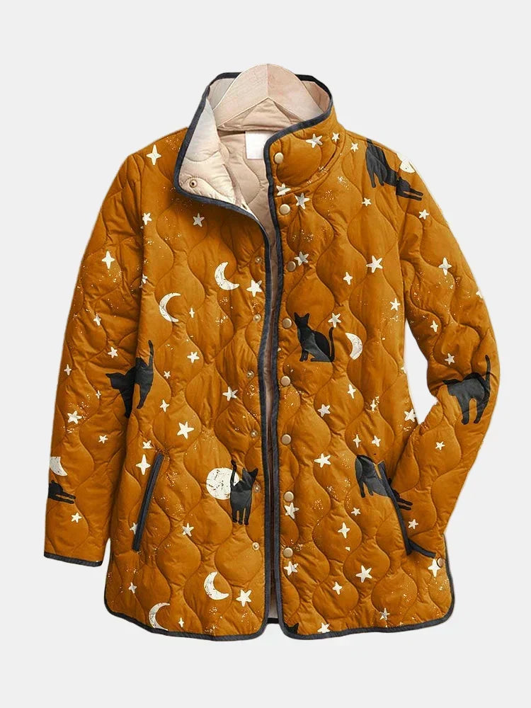VUI Paris | Veste Matelassée Chats et Étoiles Nicole