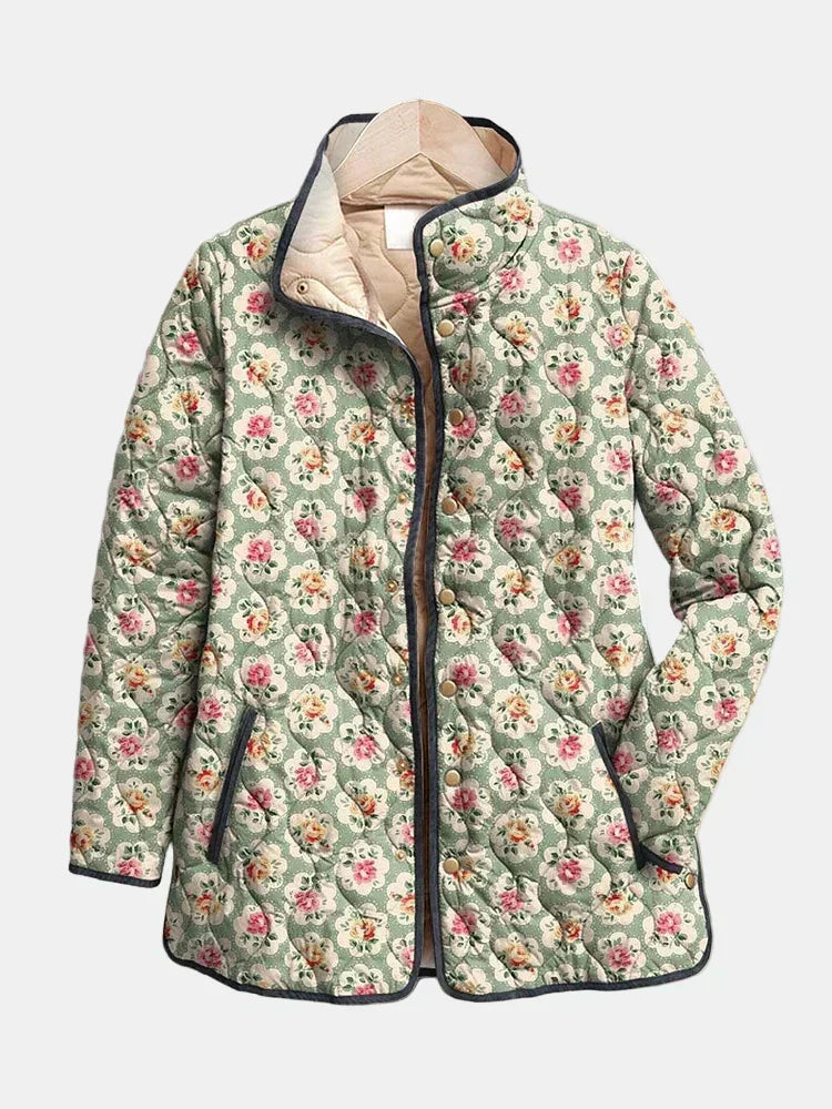 VUI Paris | Veste Matelassée Tapisserie Fleurie Amélie