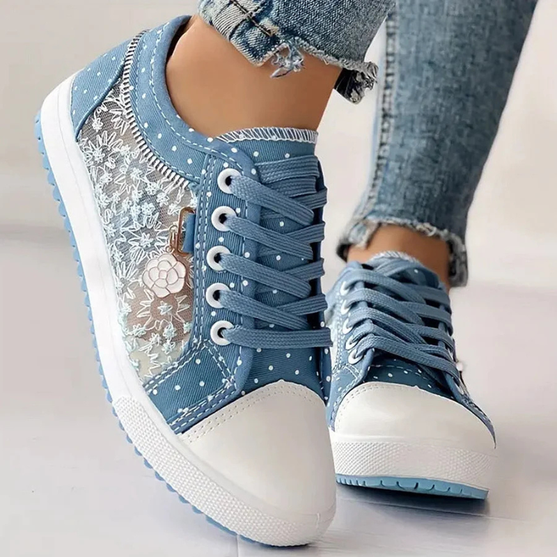 VUI Paris | Baskets Élégantes en Dentelle
