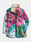 VUI Paris | Veste Matelassée Aquarelle Florale Lucie