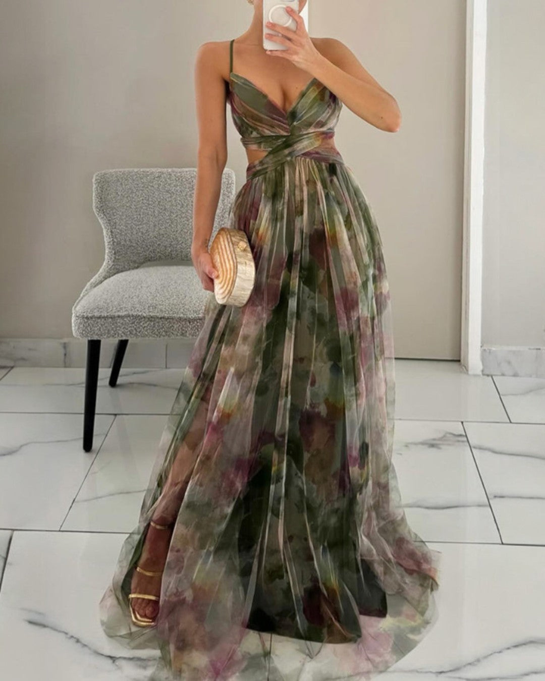 VUI Paris | Robe Maxi Élégance Florale