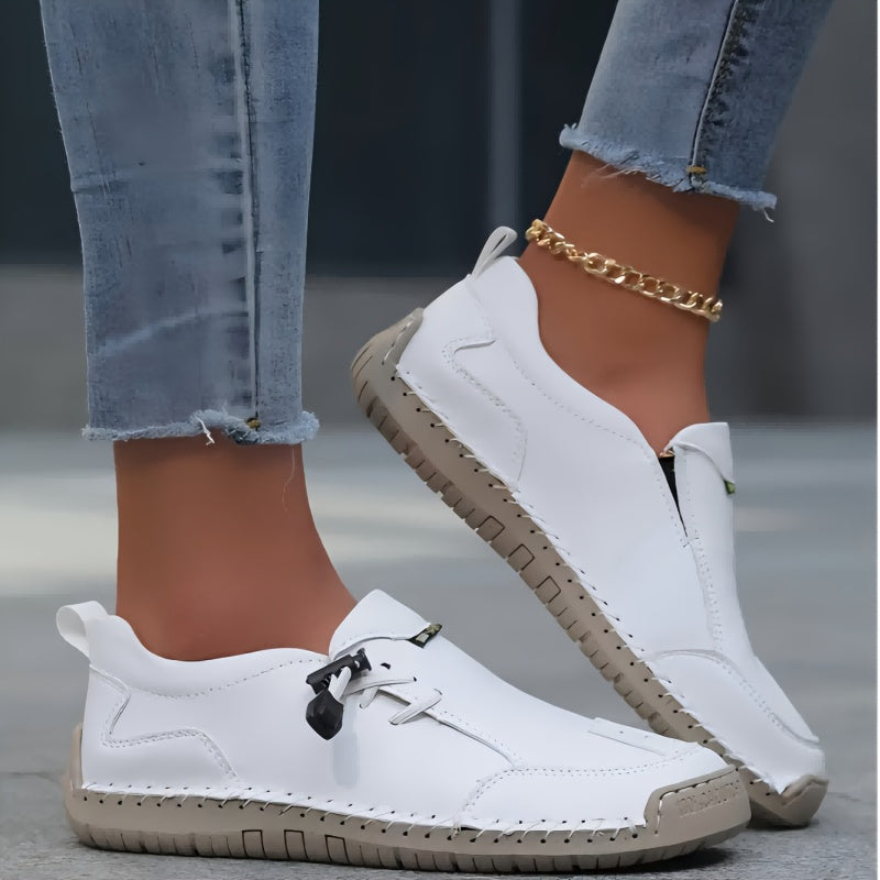 VUI Paris | Mocassins Confort Piqués Main Mathilde