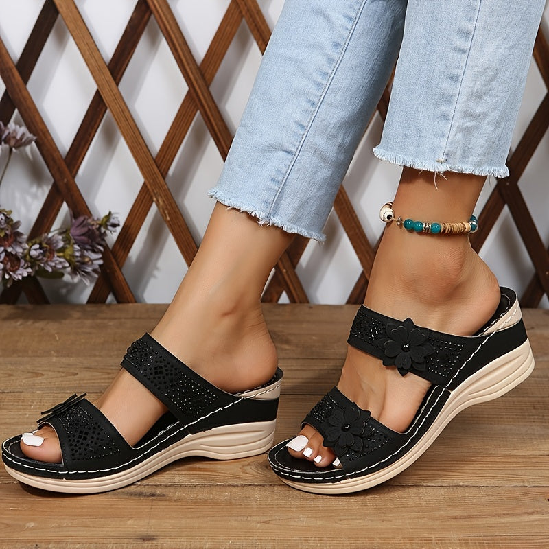 VUI Paris | Sandales Confort Compensées Rosalie