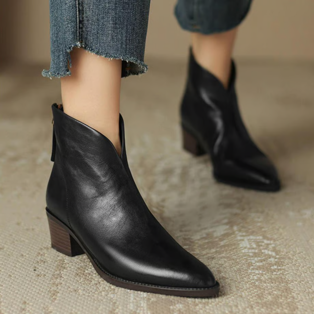 VUI Paris | Bottines Élégantes en Cuir