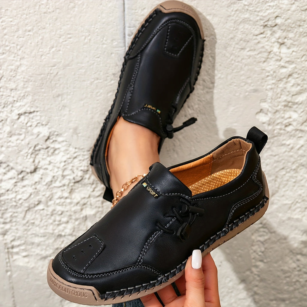 VUI Paris | Mocassins Confort Piqués Main Mathilde