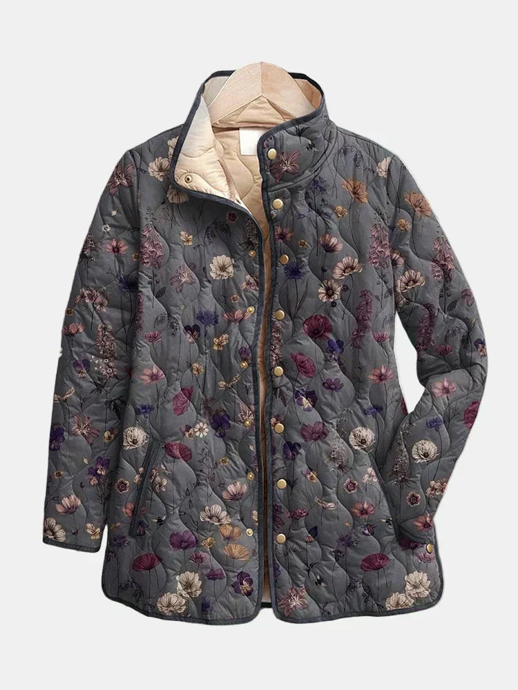 VUI Paris | Veste Matelassée Fleurs Séchées Nathalie