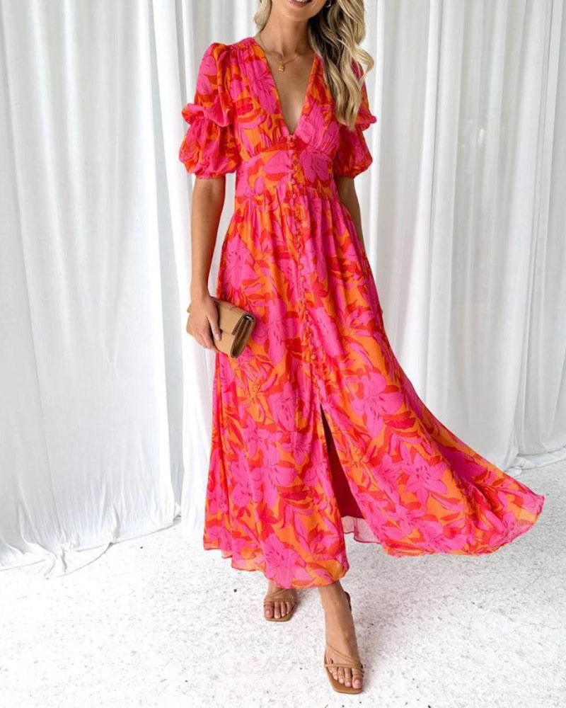 VUI Paris | Robe Maxi Éclat Solaire