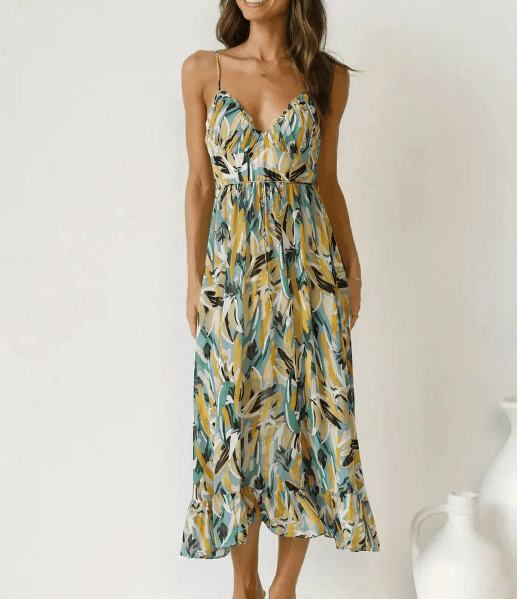 VUI Paris | Robe Midi Éclat Coloré