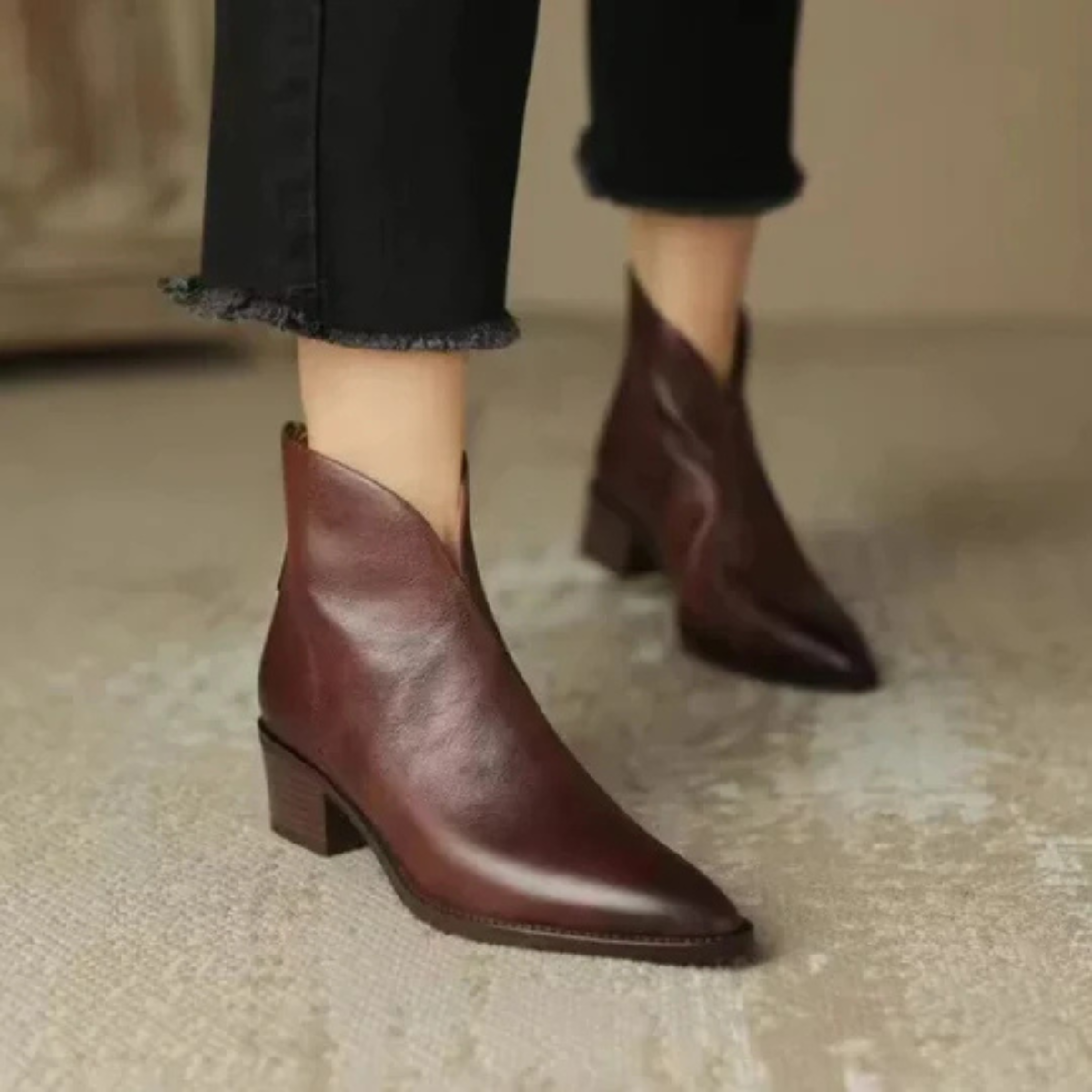 VUI Paris | Bottines Élégantes en Cuir