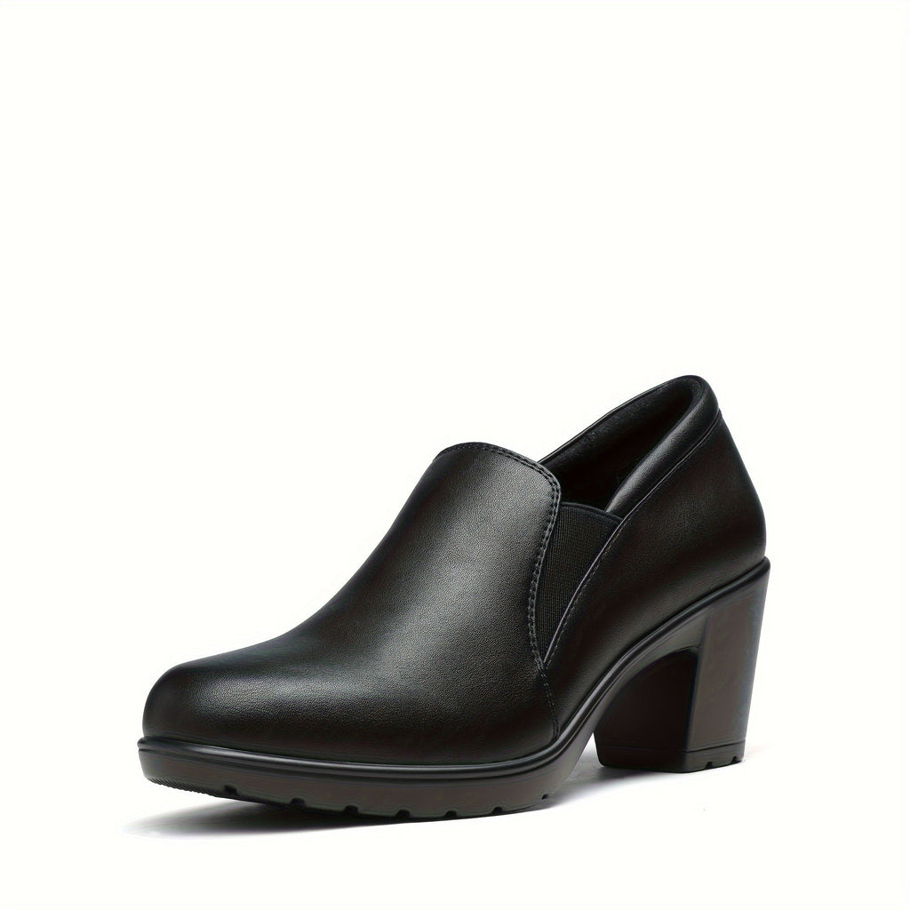 VUI Paris | Mocassins à Talon Bloc Confort Margot