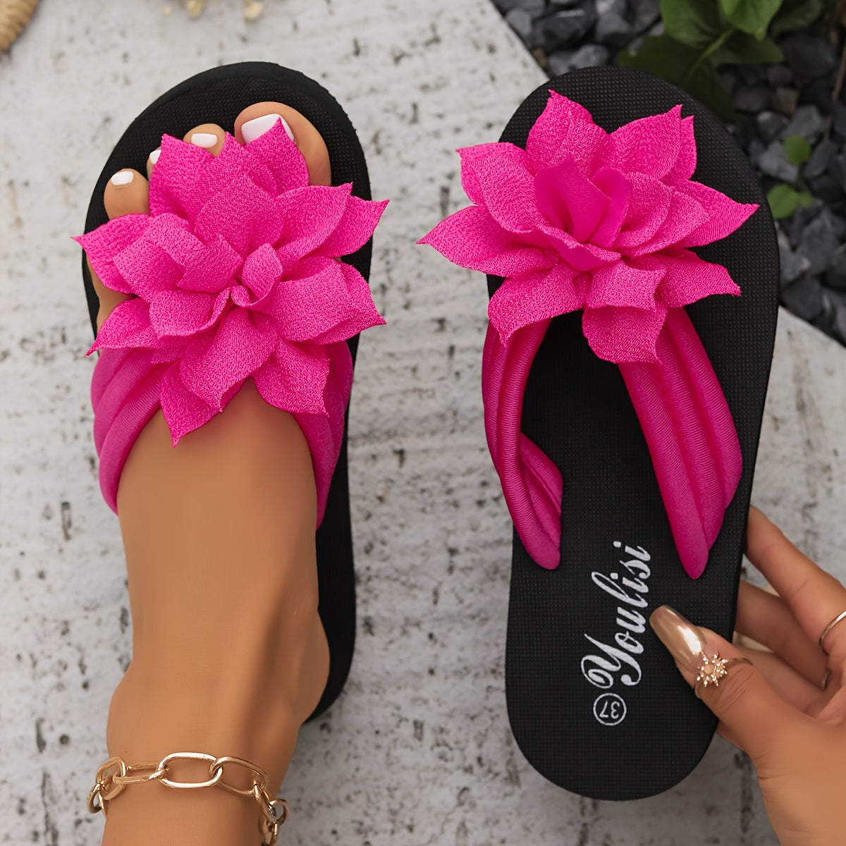 VUI Paris | Sandales Fleur Élégante Livia