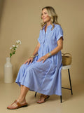 VUI Paris | Robe Rayée Élégante Claire