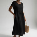 VUI Paris | Robe Brodée Fluide Aveline