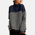 VUI Paris | PULL À COL MONTANT EN COTON