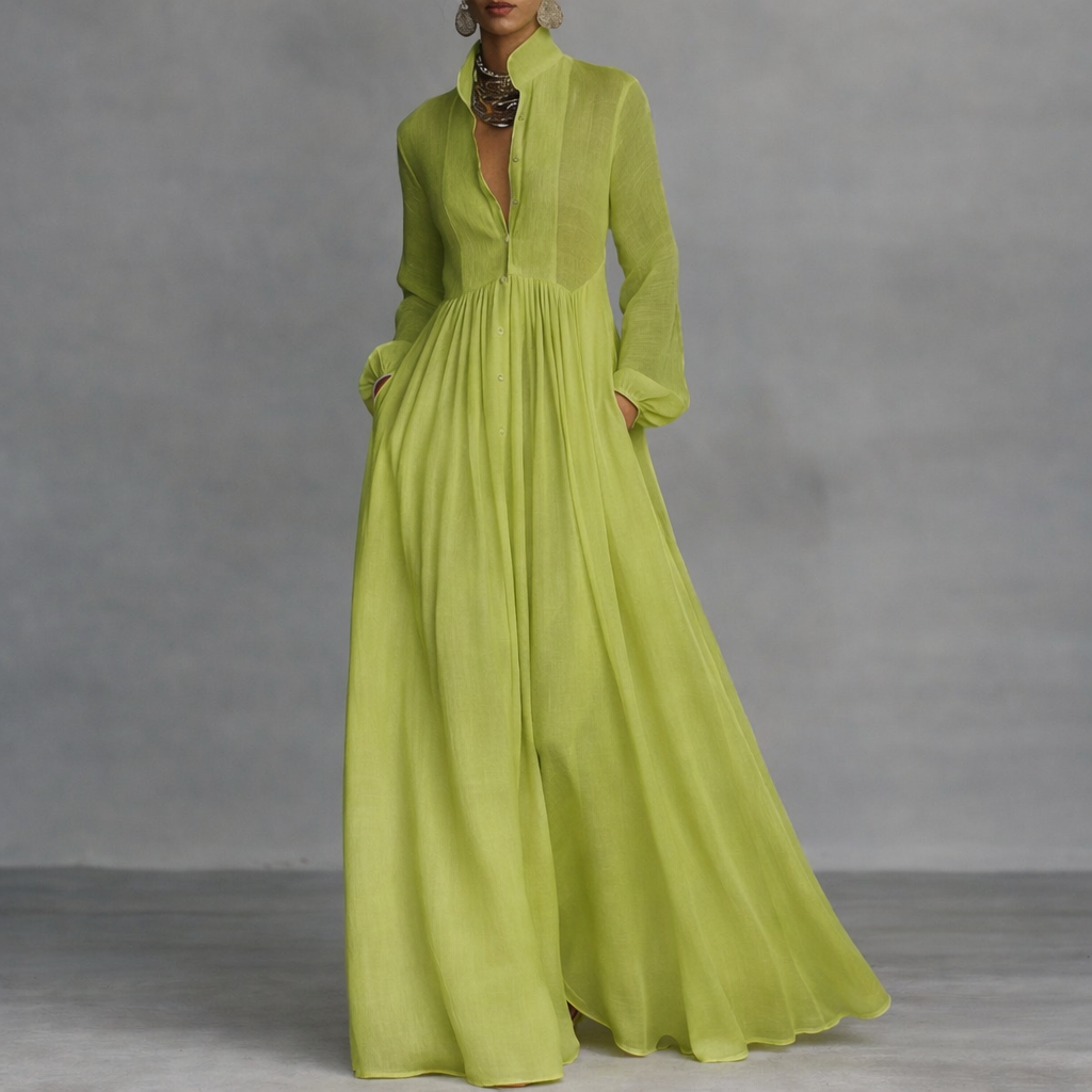 VUI Paris | Robe Longue Fluide Élégante Mathilde