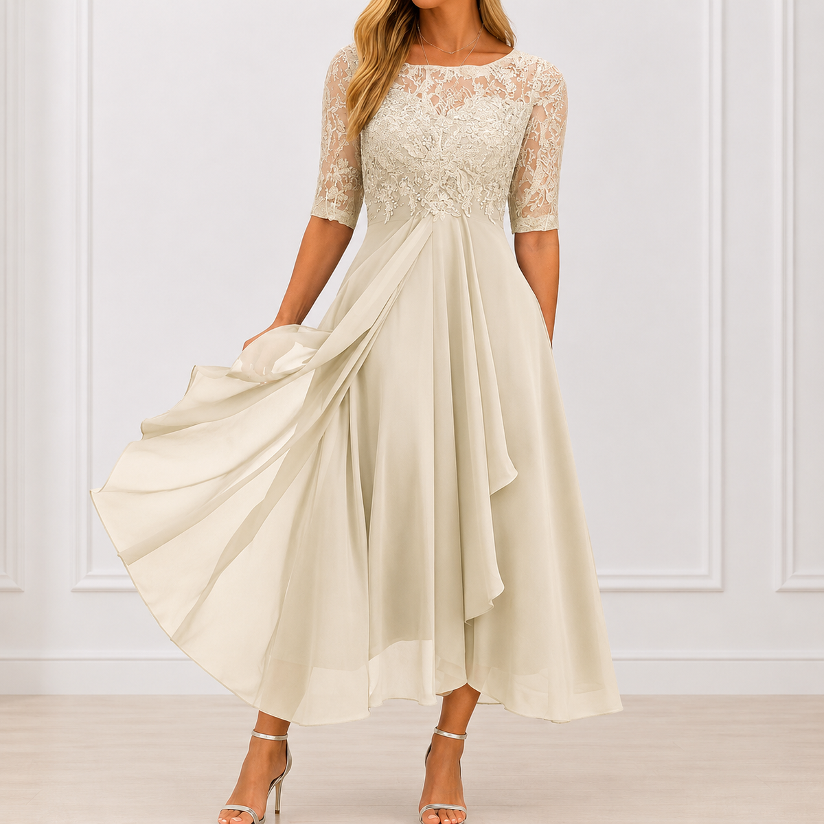VUI Paris | Robe Élégante Florale Marie