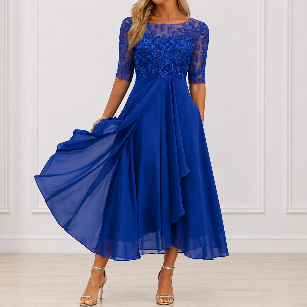 VUI Paris | Robe Élégante Florale Marie